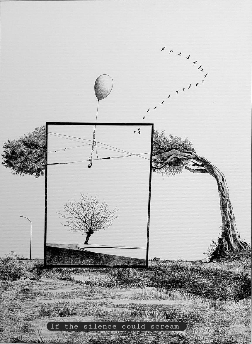 Selected artwork by Sombarta Ghosh