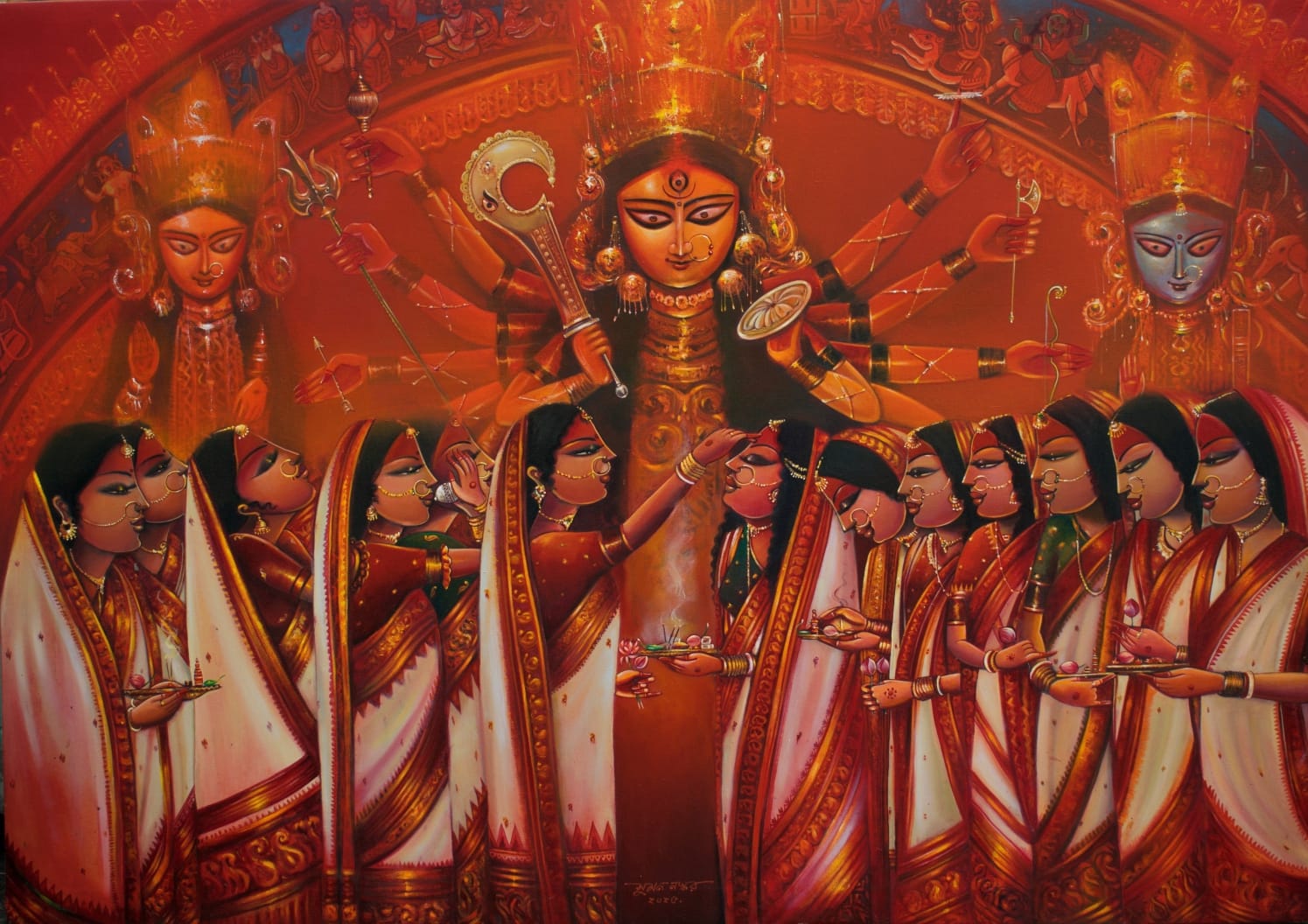 Selected artwork by Sumon Naskar
