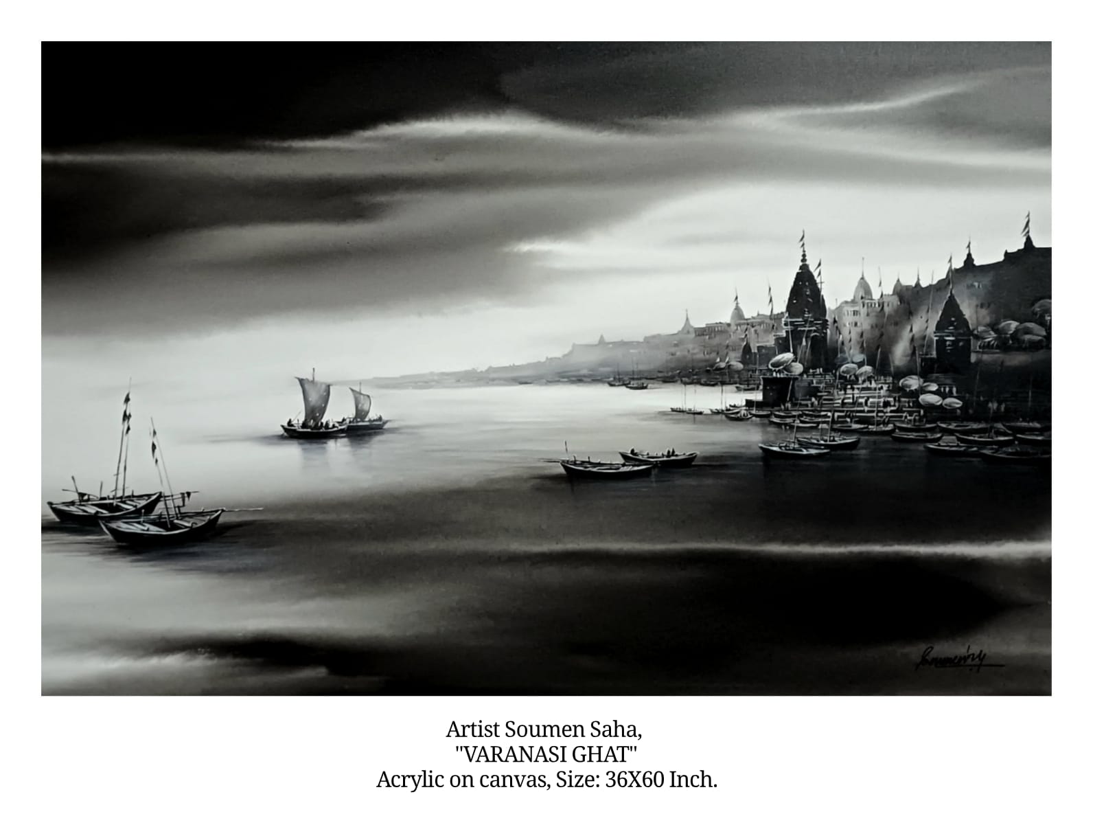 Selected artwork by Soumen Saha