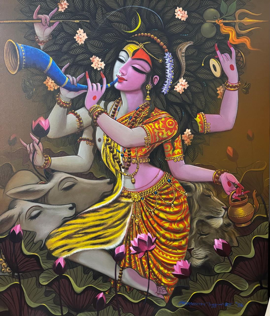 Selected artwork by GOPAL CHANDRA NASKAR