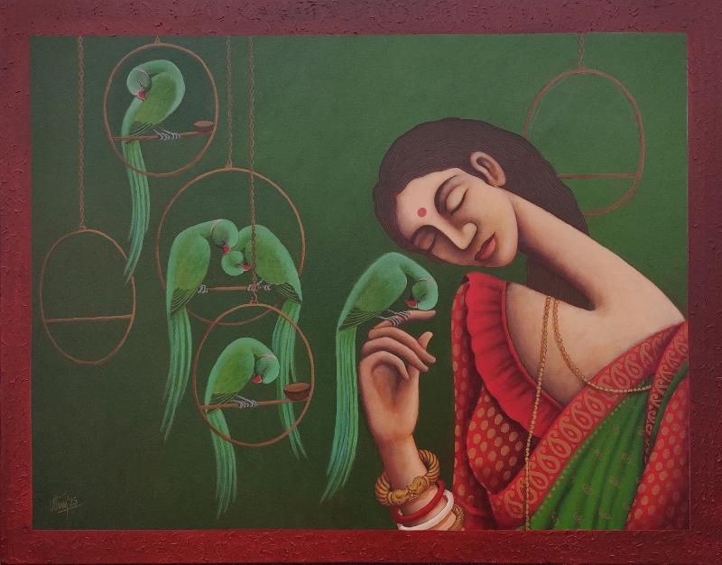 Selected artwork by Uttam Bhattacharya