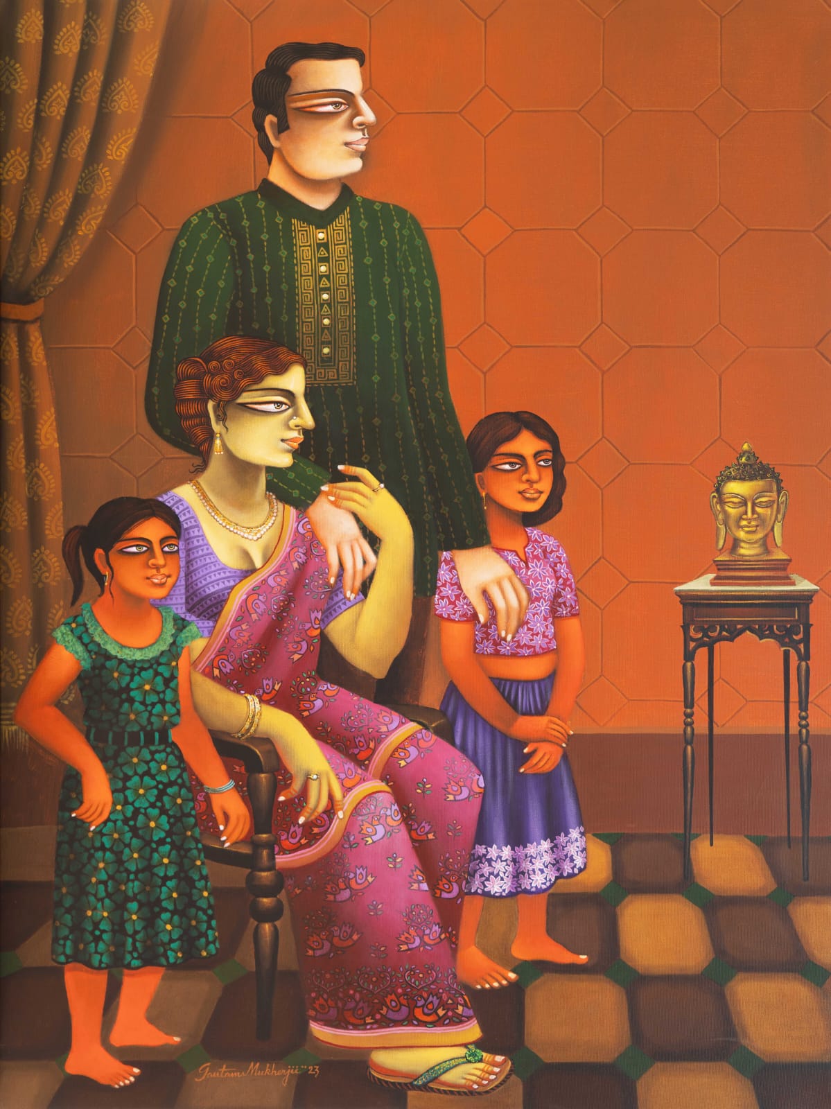 Selected artwork by Gautam mukharjee